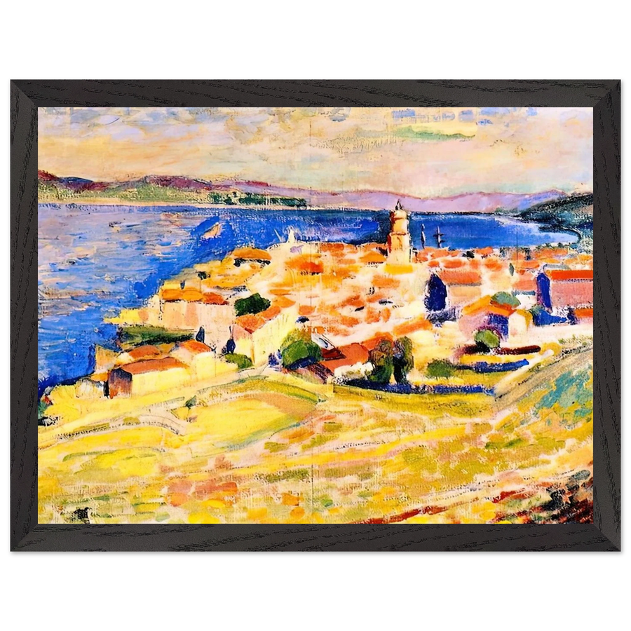 VIEW OF SAINT TROPEZ 1904 by Henri Matisse — Framed art print at Zephyeer