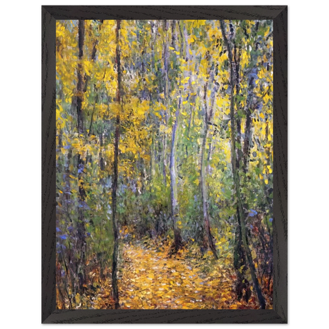 Wood Lane by Claude Monet — Framed art print at Zephyeer
