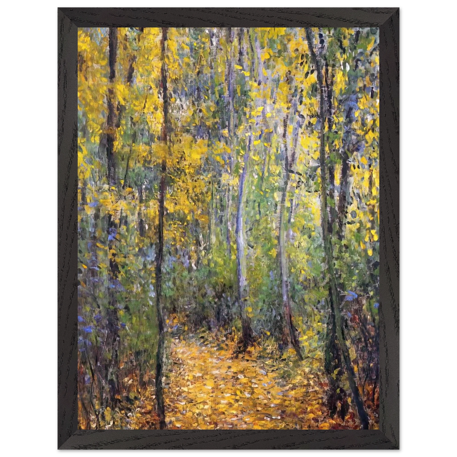 Wood Lane by Claude Monet — Framed art print at Zephyeer