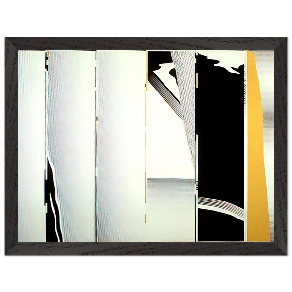 MIRROR SIX PANELS 1 1970 by Roy Lichtenstein — Framed art print at Zephyeer