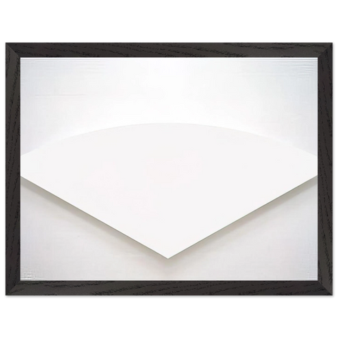 White Curve by Ellsworth Kelly — Framed art print at Zephyeer