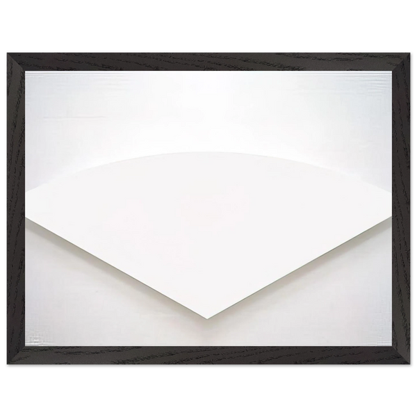White Curve by Ellsworth Kelly — Framed art print at Zephyeer