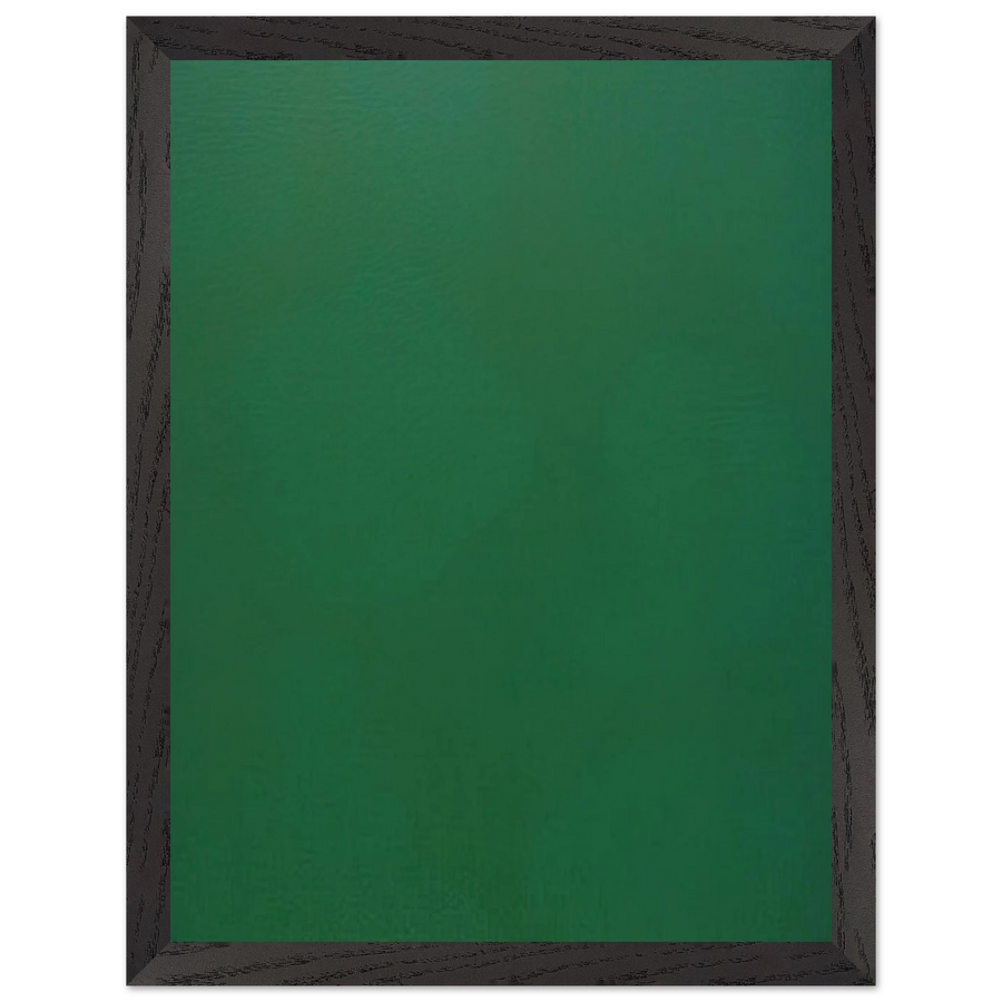 Microchromie ZL, 70 Vert jade by Fernand Leduc — Framed art print at Zephyeer