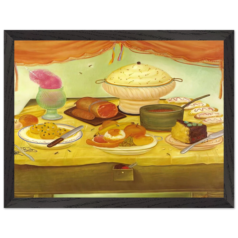 STILL LIFE by Fernando Botero — Framed art print at Zephyeer