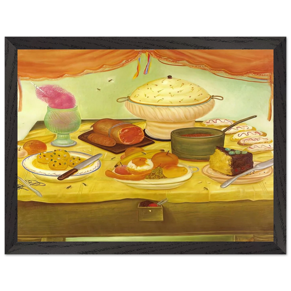 STILL LIFE by Fernando Botero — Framed art print at Zephyeer