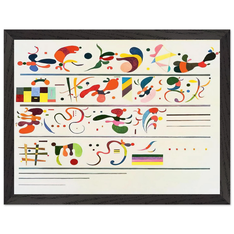 SUCCESSION 1935 by Wassily Kandinsky — Framed art print at Zephyeer