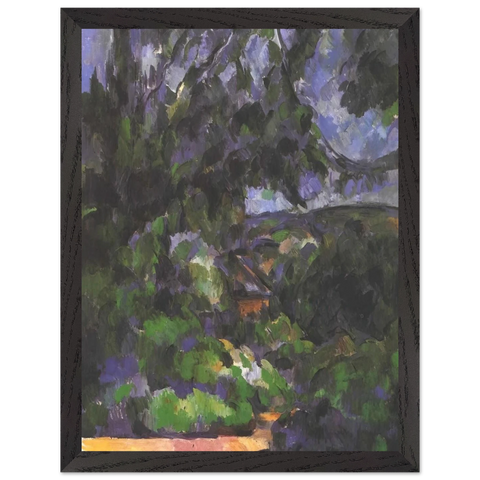 Blue Landscape by Paul Cézanne — Framed art print at Zephyeer