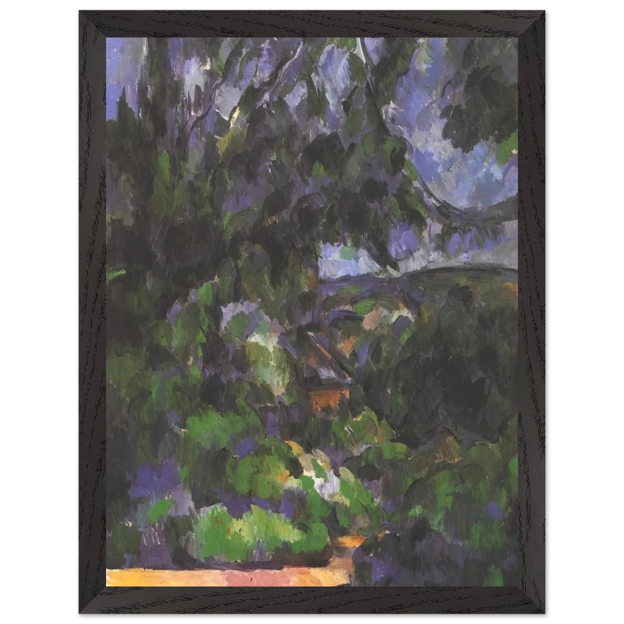Blue Landscape by Paul Cézanne — Framed art print at Zephyeer