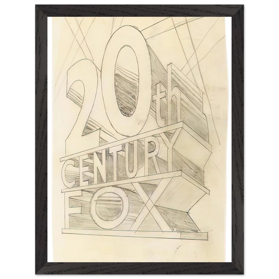 TRADEMARK STUDY 3 1962 by Edward Ruscha — Framed art print at Zephyeer