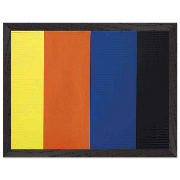 Untitled farbfeld - 1986 by Gunther Forg — Framed art print at Zephyeer