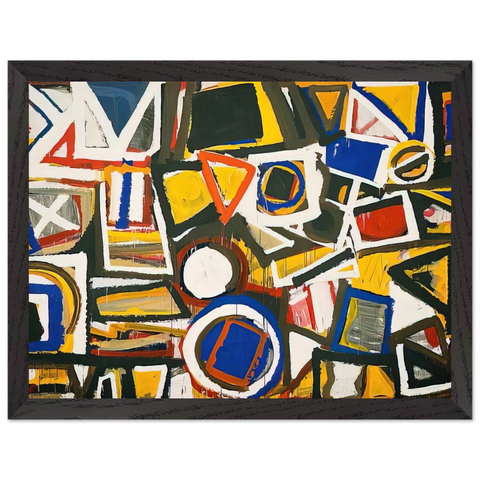 Taxi Cab II by Al Held — Framed art print at Zephyeer