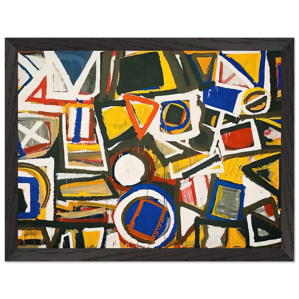 Taxi Cab II by Al Held — Framed art print at Zephyeer