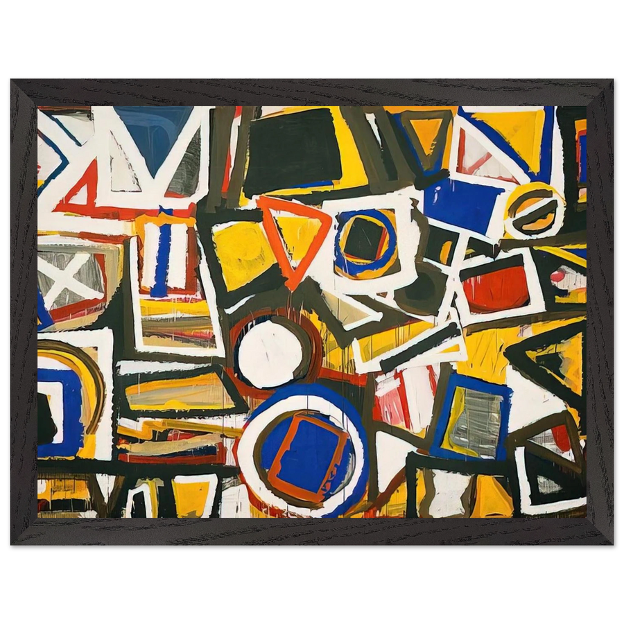 Taxi Cab II by Al Held — Framed art print at Zephyeer