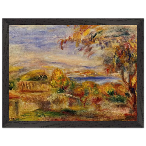 Landscape by the Sea by Pierre-Auguste Renoir — Framed art print at Zephyeer