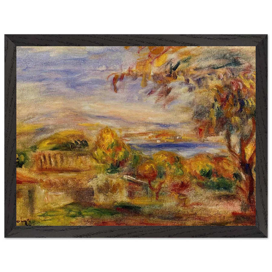 Landscape by the Sea by Pierre-Auguste Renoir — Framed art print at Zephyeer