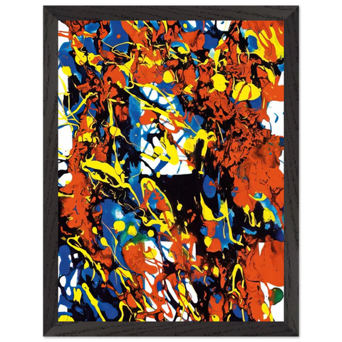 Untitled  SFP94-73  SFF 1747 by Sam Francis — Framed art print at Zephyeer