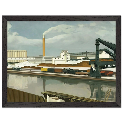 American Landscape - 1930 by Charles Sheeler — Framed art print at Zephyeer