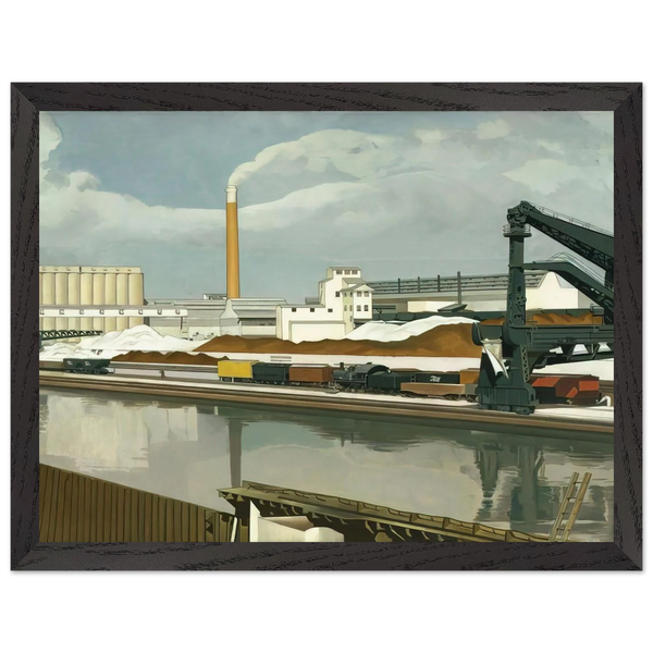 American Landscape - 1930 by Charles Sheeler — Framed art print at Zephyeer