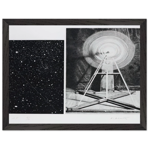 CONCENTRIC BEARINGS A 1984 by Vija Celmins — Framed art print at Zephyeer
