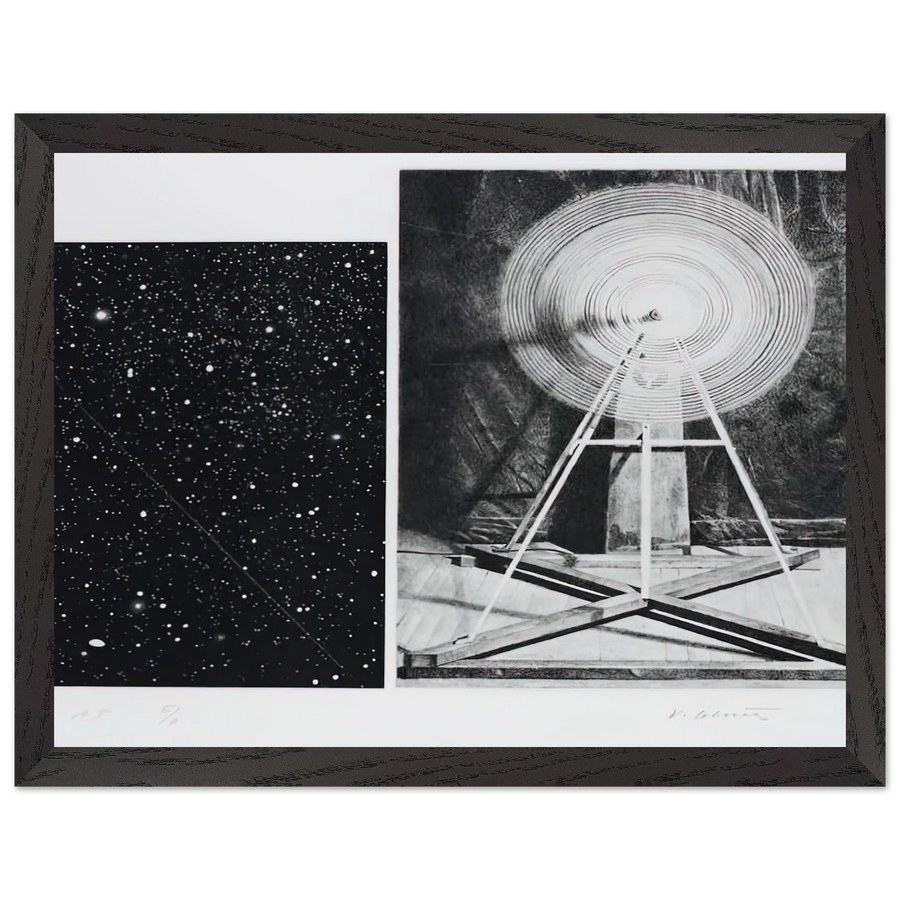 CONCENTRIC BEARINGS A 1984 by Vija Celmins — Framed art print at Zephyeer