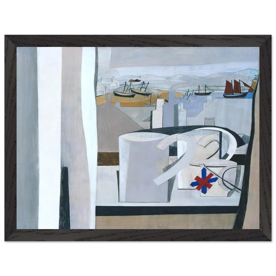 1943-45 St Ives, Cornwall - 1945 by Ben Nicholson — Framed art print at Zephyeer
