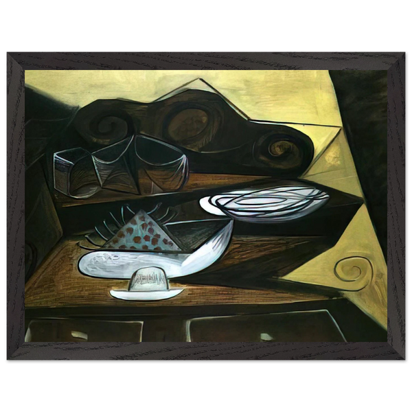 The Buffet  Catalan by Pablo Picasso — Framed art print at Zephyeer