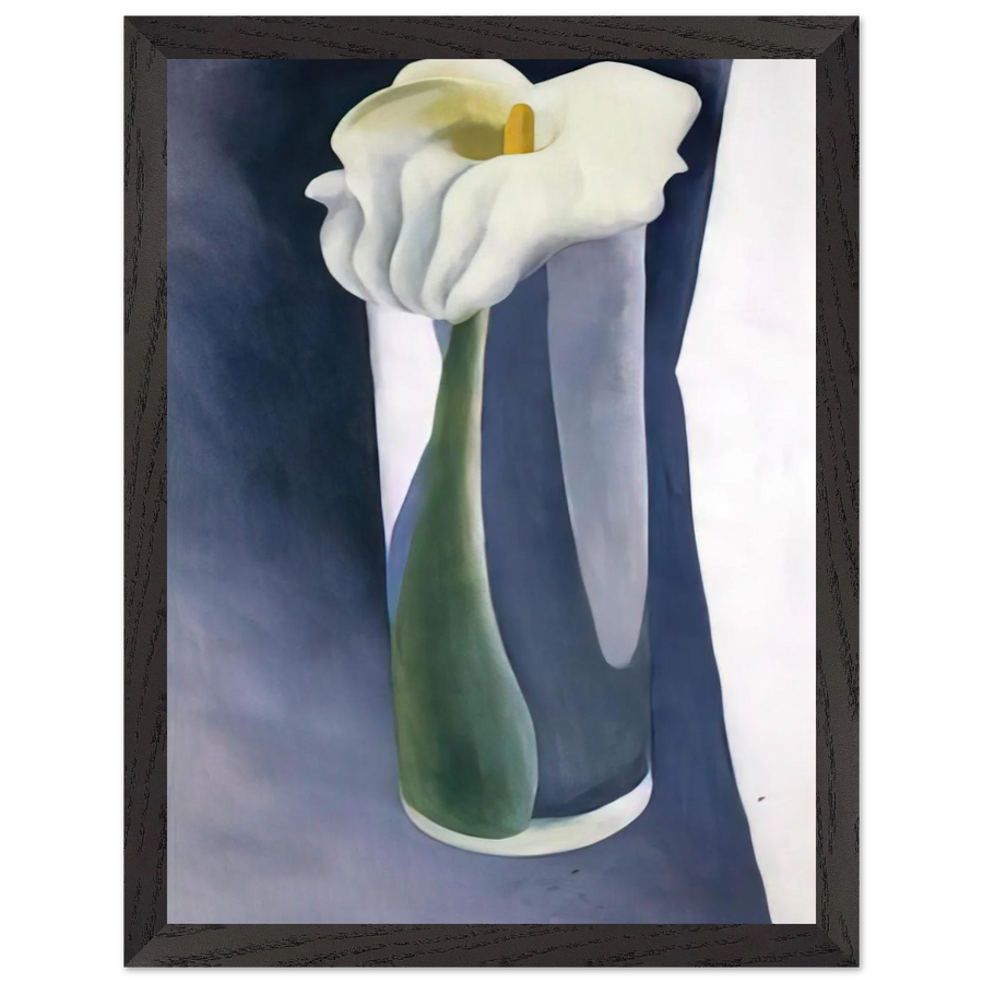 Calla Lily in Tall Glass by Georgia O'Keeffe — Framed art print at Zephyeer