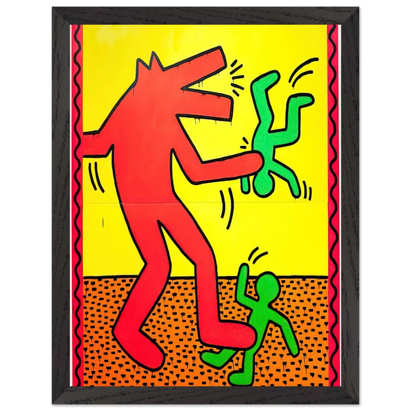 UNTITLED 1982 1 by Keith Haring — Framed art print at Zephyeer