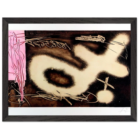 EL P NDULO INM VIL I 1982 by Antoni Tapies — Framed art print at Zephyeer