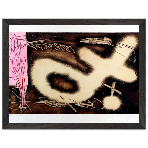 EL P NDULO INM VIL I 1982 by Antoni Tapies — Framed art print at Zephyeer