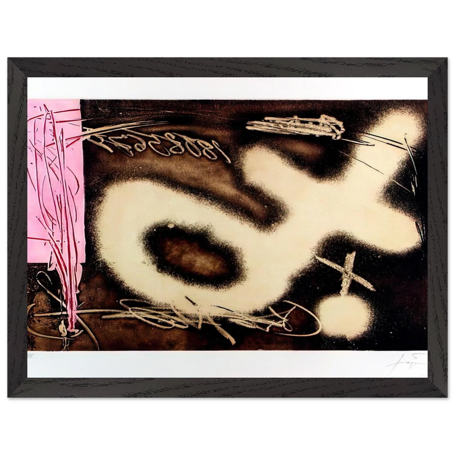 EL P NDULO INM VIL I 1982 by Antoni Tapies — Framed art print at Zephyeer