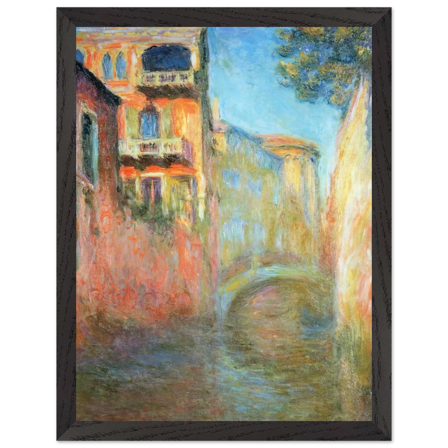 Rio della Salute by Claude Monet — Framed art print at Zephyeer