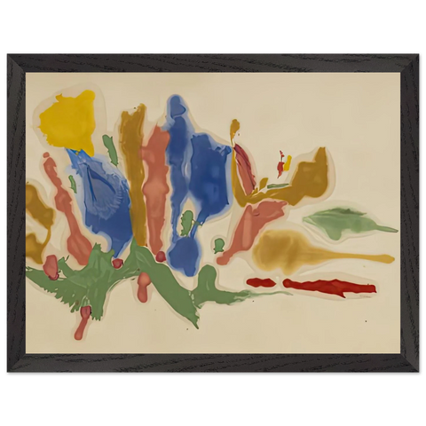Cool Summer, 1962- by Helen Frankenthaler — Framed art print at Zephyeer