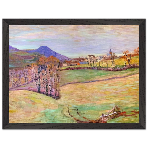 View of Saint-Sauves by Armand Guillaumin — Framed art print at Zephyeer