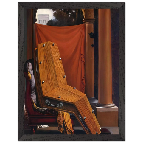 PERSPECTIVE MADAME R%C3%A9CAMIER DE DAVID 1950 by Rene Magritte — Framed art print at Zephyeer