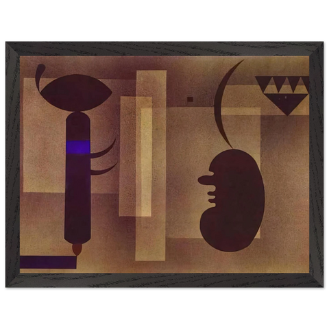 GLOOMY SITUATION 1933 by Wassily Kandinsky — Framed art print at Zephyeer