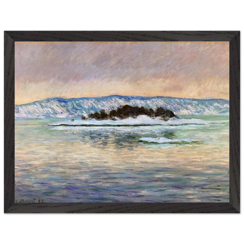 The Fjord, near Christiania by Claude Monet — Framed art print at Zephyeer