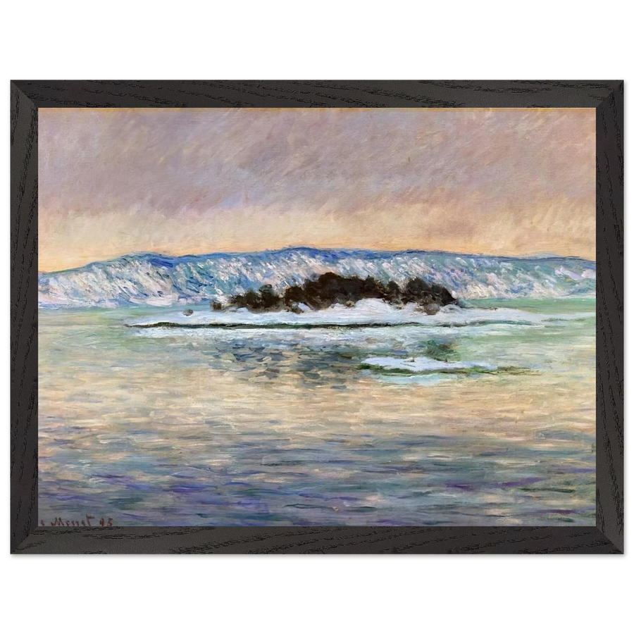 The Fjord, near Christiania by Claude Monet — Framed art print at Zephyeer