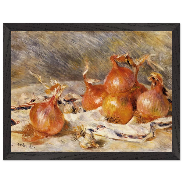 Onions by Pierre-Auguste Renoir — Framed art print at Zephyeer