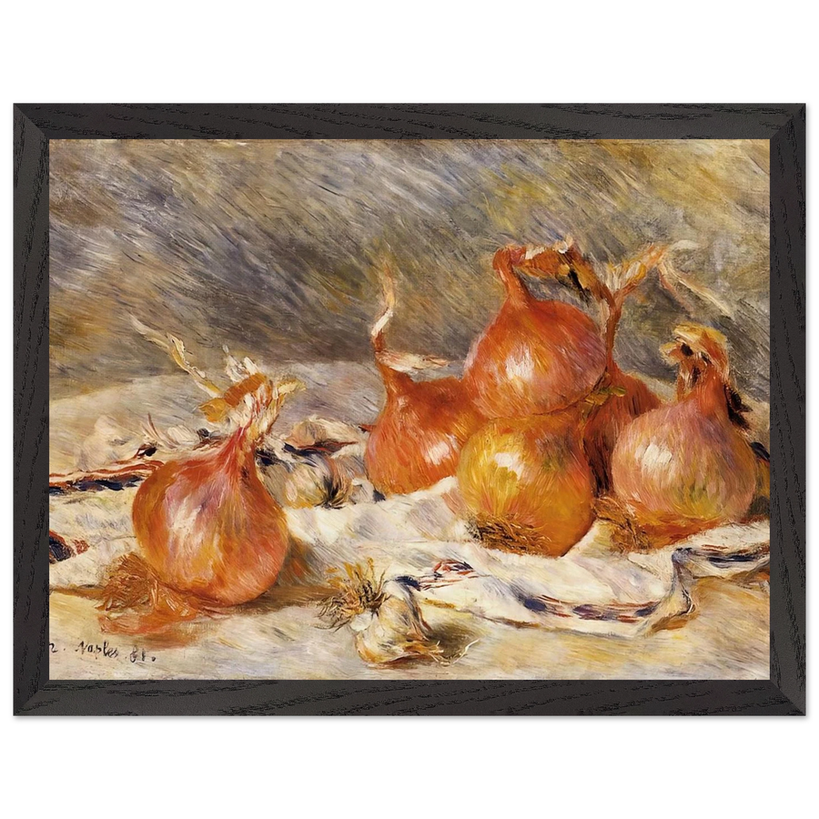 Onions by Pierre-Auguste Renoir — Framed art print at Zephyeer