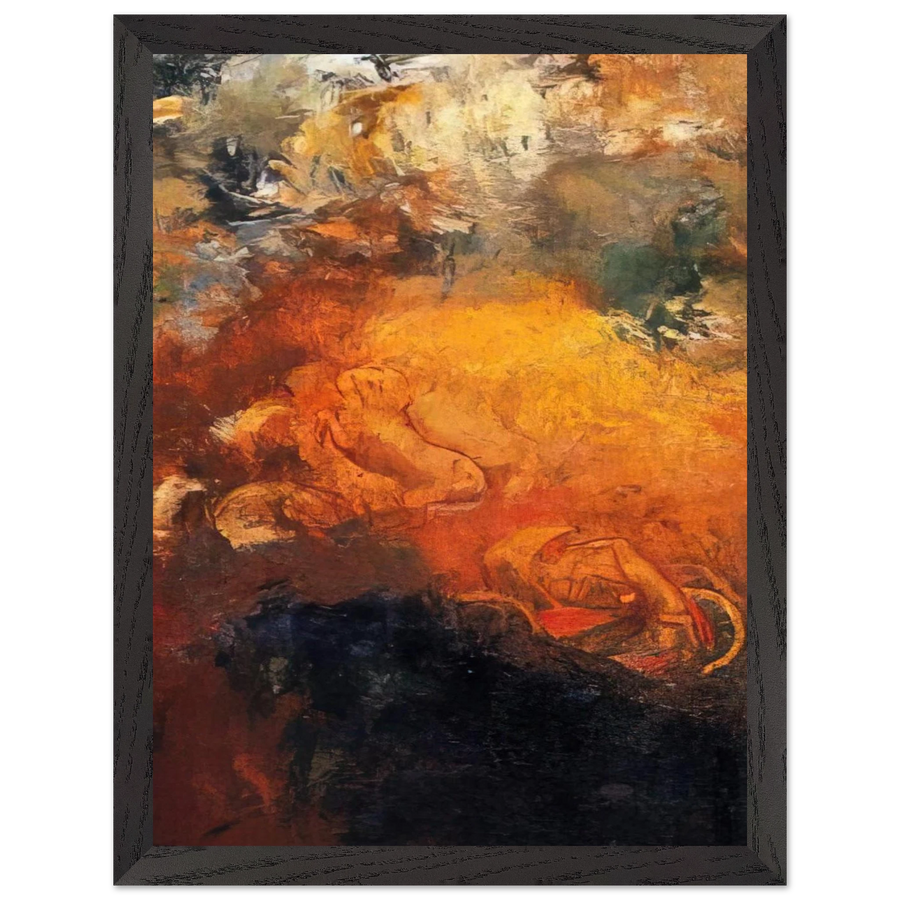 APOLLO S CHARIOT by Odilon Redon — Framed art print at Zephyeer