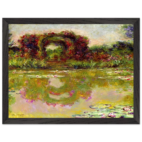 Rose Arches at Giverny by Claude Monet — Framed art print at Zephyeer