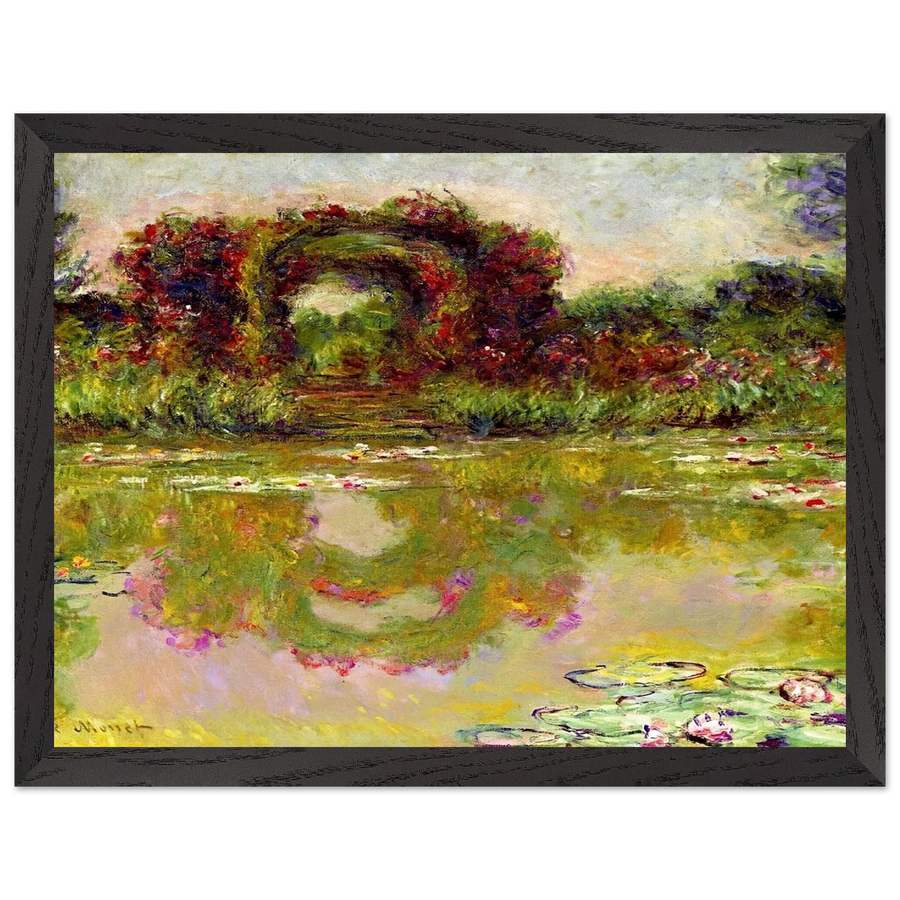 Rose Arches at Giverny by Claude Monet — Framed art print at Zephyeer