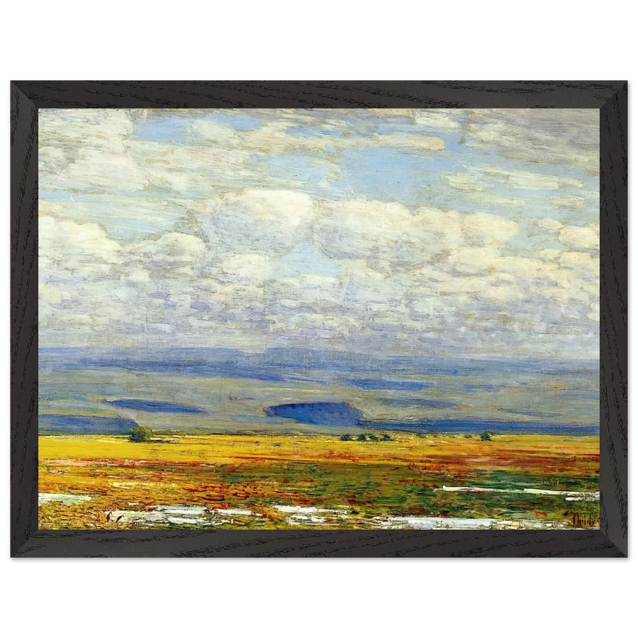 Oregon Landscape by Childe Hassam — Framed art print at Zephyeer