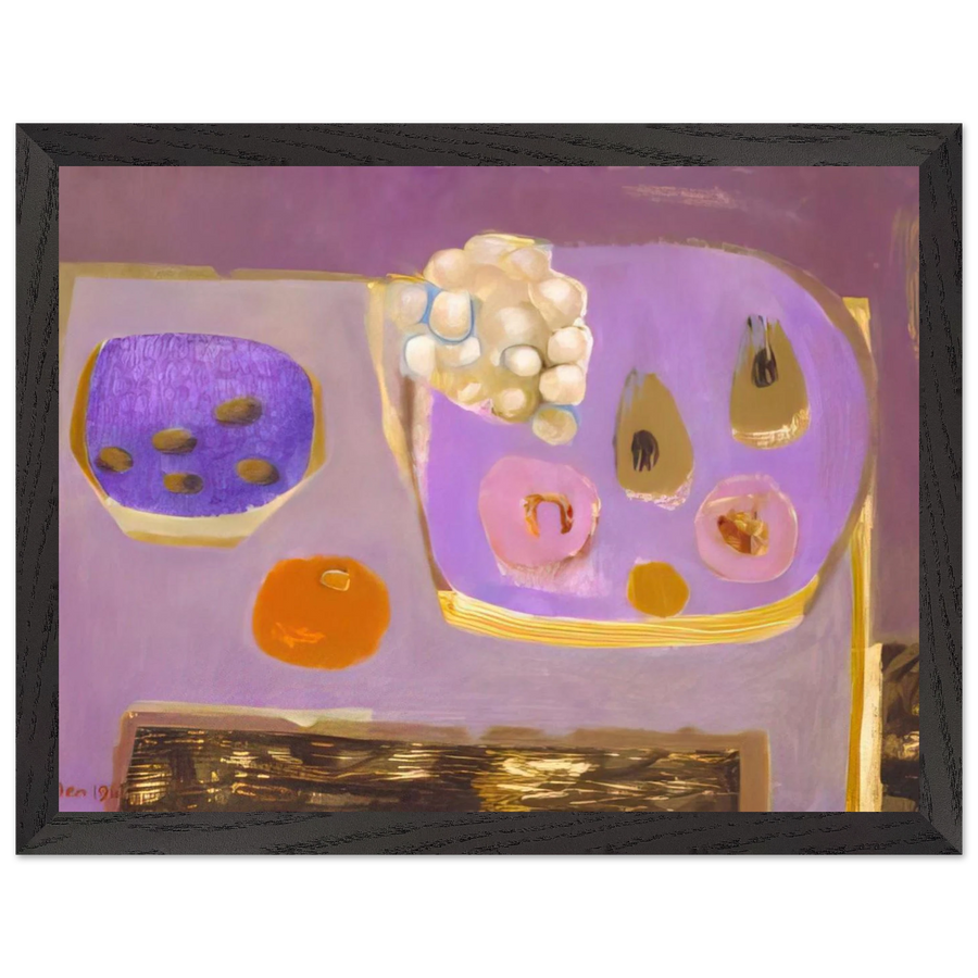 Mauve Still Life - 1968 by Mary Fedden — Framed art print at Zephyeer