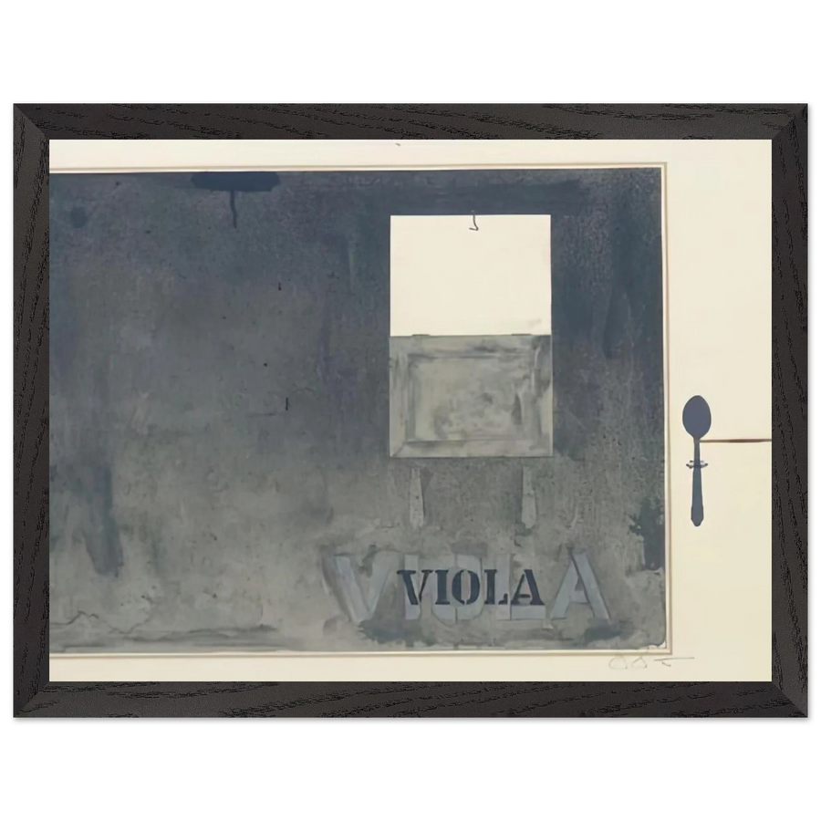 VIOLA ULAE 117 by Jasper Johns — Framed art print at Zephyeer