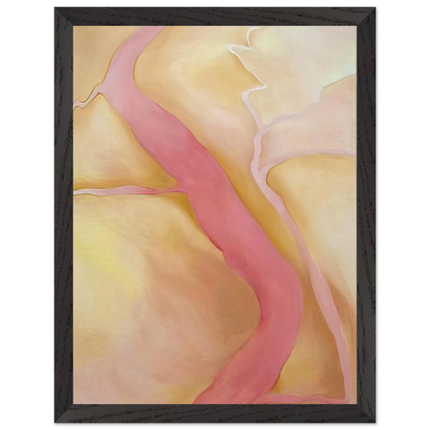 It Was Yellow and Pink II by Georgia O'Keeffe — Framed art print at Zephyeer