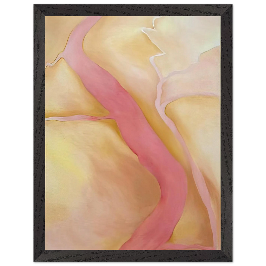 It Was Yellow and Pink II by Georgia O'Keeffe — Framed art print at Zephyeer