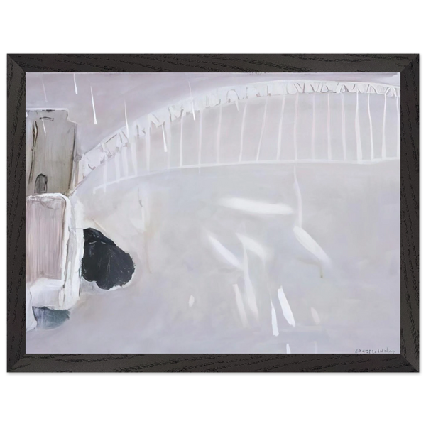 Lavender Bay in the Rain - Neo-Expressionism by Brett Whiteley — Framed art print at Zephyeer