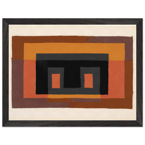STUDY FOR VARIANT 1947 by Josef Albers — Framed art print at Zephyeer
